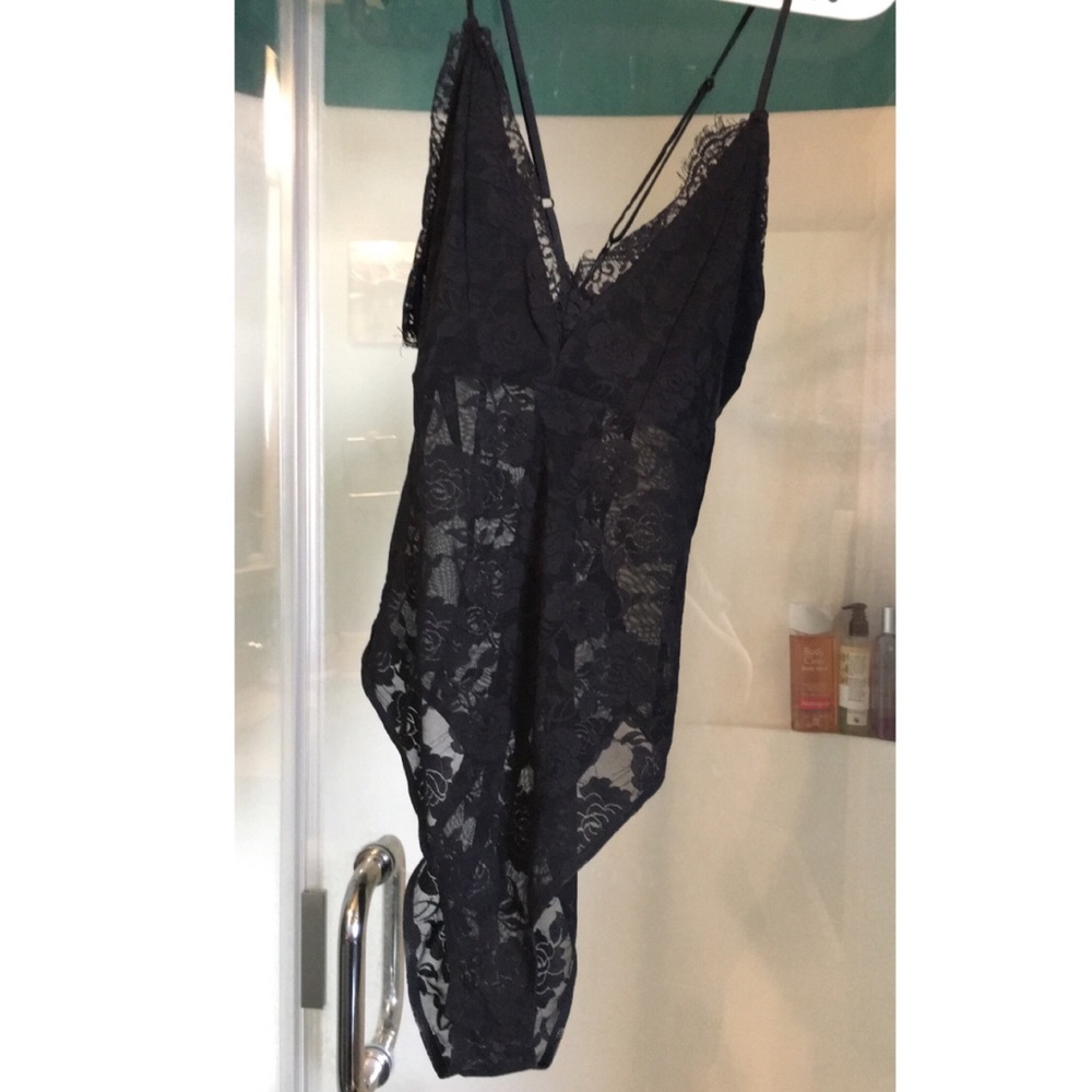 Black Lace Bodysuit